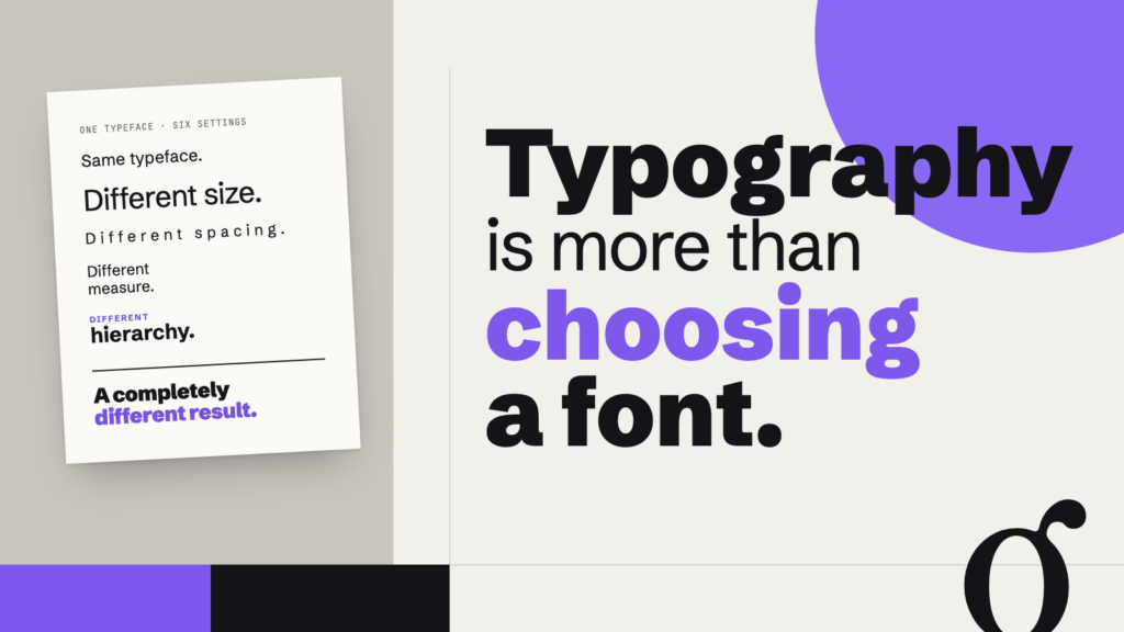 Experimental typographic composition showing one typeface transformed through changes in size, spacing, measure, and hierarchy.